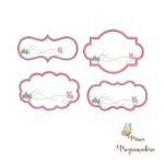 Matriz de Bordado - Coleção Tag Florzinha e Borboleta