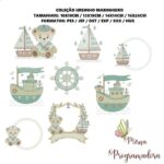 Matriz de Bordado - Coleção Ursinho Marinheiro