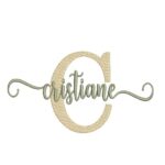 Matriz de Bordado - Cristiane(fazemos Qualquer Nome)