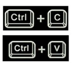 Matriz de Bordado - Ctrl e Ctrl V
