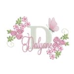 Matriz de Bordado - Dalyane (fazemos Qualquer Nome)
