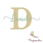 Matriz de Bordado - Daniela (fazemos Qualquer Nome)