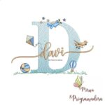 Matriz de Bordado - Davi
