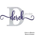 Matriz de Bordado - Derek (fazemos Qualquer Nome)