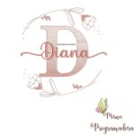 Matriz de Bordado - Diana (fazemos Qualquer Nome)