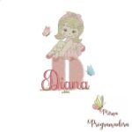 Matriz de Bordado - Diana (fazemos Qualquer Nome)