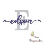 Matriz de Bordado - Edson (fazemos Qualquer Nome)