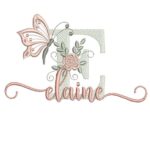 Matriz de Bordado - Elaine (fazemos Qualquer Nome)