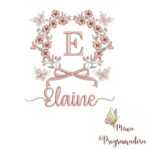 Matriz de Bordado - Elaine (fazemos Qualquer Nome)