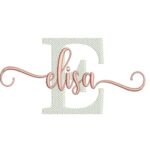 Matriz de Bordado - Elisa (fazemos Qualquer Nome)