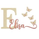 Matriz de Bordado - Elisa (fazemos Qualquer Nome)