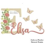 Matriz de Bordado - Elisa (fazemos Qualquer Nome)