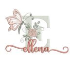 Matriz de Bordado - Ellena (fazemos Qualquer Nome)
