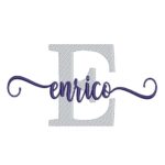 Matriz de Bordado - Enrico (fazemos Qualquer Nome)