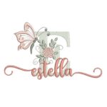 Matriz de Bordado - Estella (fazemos Qualquer Nome)