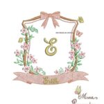 Matriz de Bordado - Ester Brasao Raminho Flores