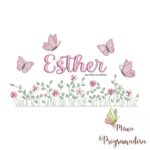 Matriz de Bordado - Esther(fazemos Qualquer Nome)