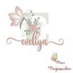 Matriz de Bordado - Evellyn (fazemos Qualquer Nome)