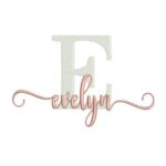 Matriz de Bordado - Evelyn