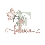Matriz de Bordado - Fabricia (fazemos Qualquer Nome)