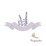 Matriz de Bordado - Faixa Lavanda