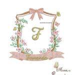 Matriz de Bordado - Fernanda Brasao Raminho Flores
