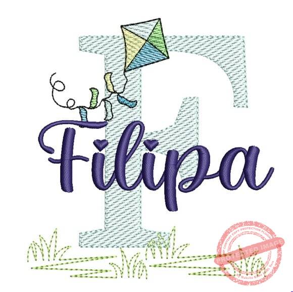 matriz-de-bordado-filipa-fazemos-qualquer-nome-jef Matriz de Bordado - Filipa (fazemos Qualquer Nome) - Imagem 1
