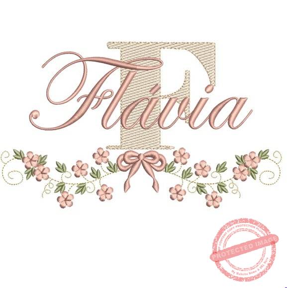 matriz-de-bordado-flavia-fazemos-qualquer-nome Matriz de Bordado - Flavía (fazemos Qualquer Nome) - Imagem 1