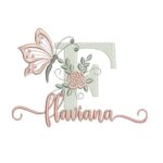 Matriz de Bordado - Flaviana (fazemos Qualquer Nome)