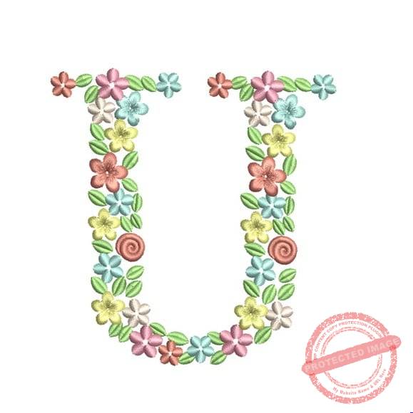 matriz-de-bordado-floral-letra-u-xxx Matriz de Bordado - Floral Letra U - Imagem 1