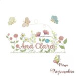 Matriz de Bordado - Flores Jardim Ana Clara