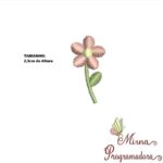 Matriz de Bordado - Florzinha 2,5cm de Altura