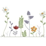 Matriz de Bordado - Florzinhas