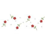 Matriz de Bordado - Florzinhas Poá