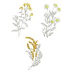 Matriz de Bordado - Florzinhas Raminhos