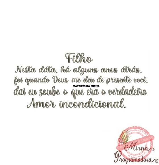 matriz-de-bordado-frase-filho-janome Matriz de Bordado - Frase Filho - Imagem 1