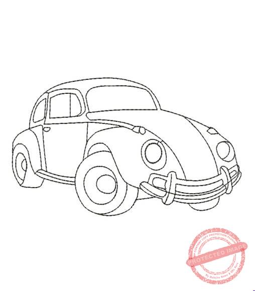 matriz-de-bordado-fusca-contorno-embroidery Matriz De Bordado - Fusca Contorno - Imagem 1