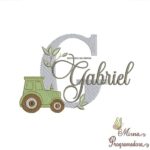 Matriz de Bordado Gabriel