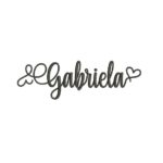 Matriz de Bordado - Gabriela (fazemos Qualquer Nome)