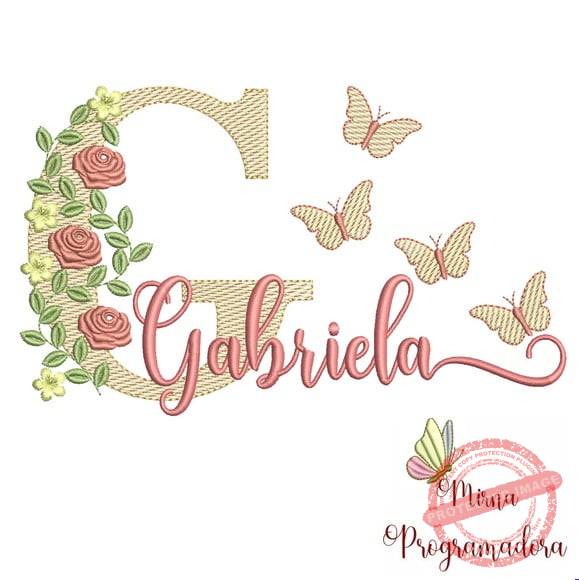 matriz-de-bordado-gabriela-fazemos-qualquer-nome-matriz-de-bordado-programacao-de-matrizes-de-bordad Matriz de Bordado - Gabriela (fazemos Qualquer Nome) - Imagem 1
