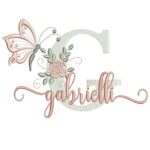 Matriz de Bordado - Gabrielli (fazemos Qualquer Nome)