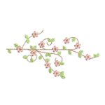 Matriz de Bordado - Galho Flores