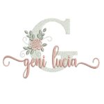 Matriz de Bordado - Geni Lucia (fazemos Qualquer Nome)