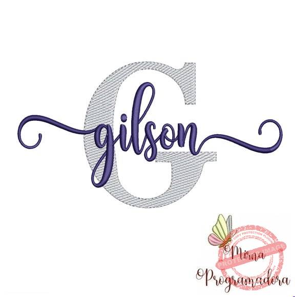 matriz-de-bordado-gilson-fazemos-qualquer-nome-elna Matriz de Bordado - Gilson (fazemos Qualquer Nome) - Imagem 1