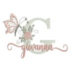 Matriz de Bordado - Giovanna (fazemos Qualquer Nome)