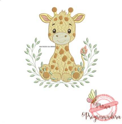 matriz-de-bordado-girafinha