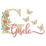 Matriz de Bordado - Gisele (fazemos Qualquer Nome)