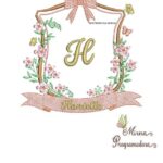 Matriz de Bordado - Hanielle Brasao Raminho Flores