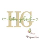 Matriz de Bordado - Heitor Gabriel (fazemos Qualquer Nome)