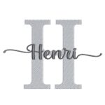 Matriz de Bordado - Henri (fazemos Qualquer Nome)